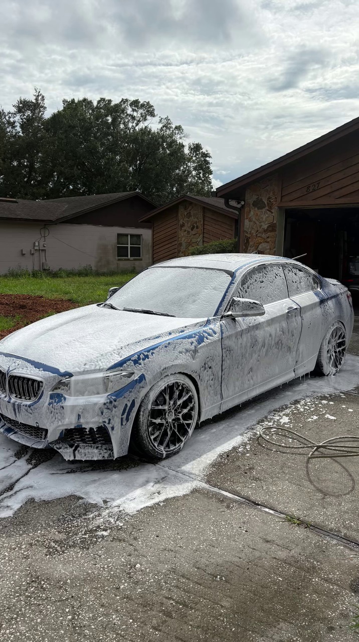 Sports Sedan Foam Wash