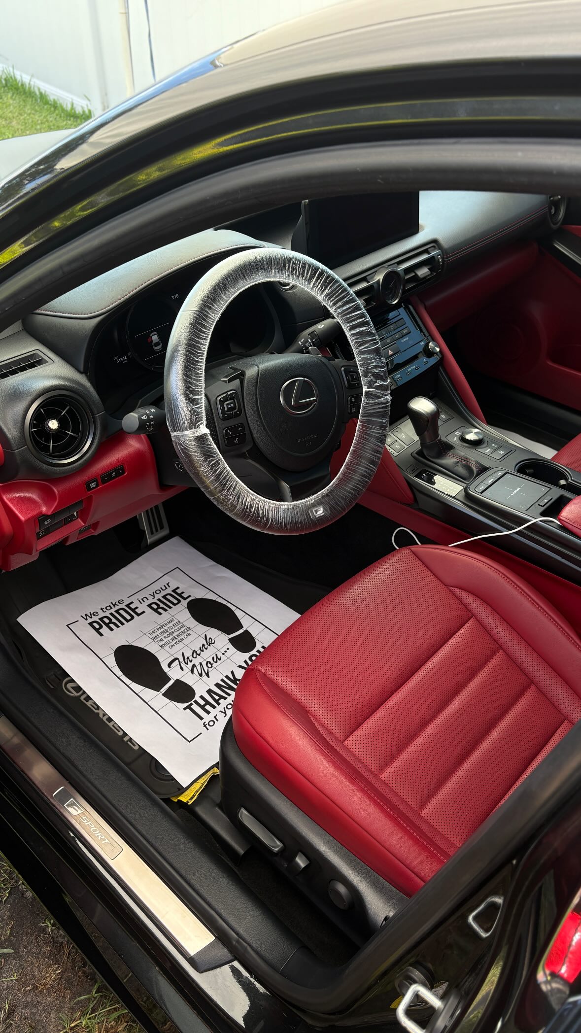 Lexus Steering Wheel Detail