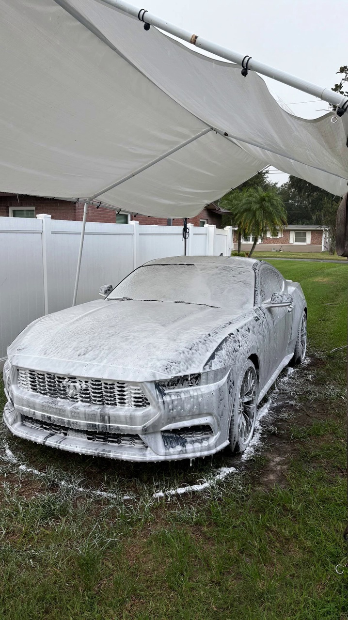 White Charger Canopy Foam