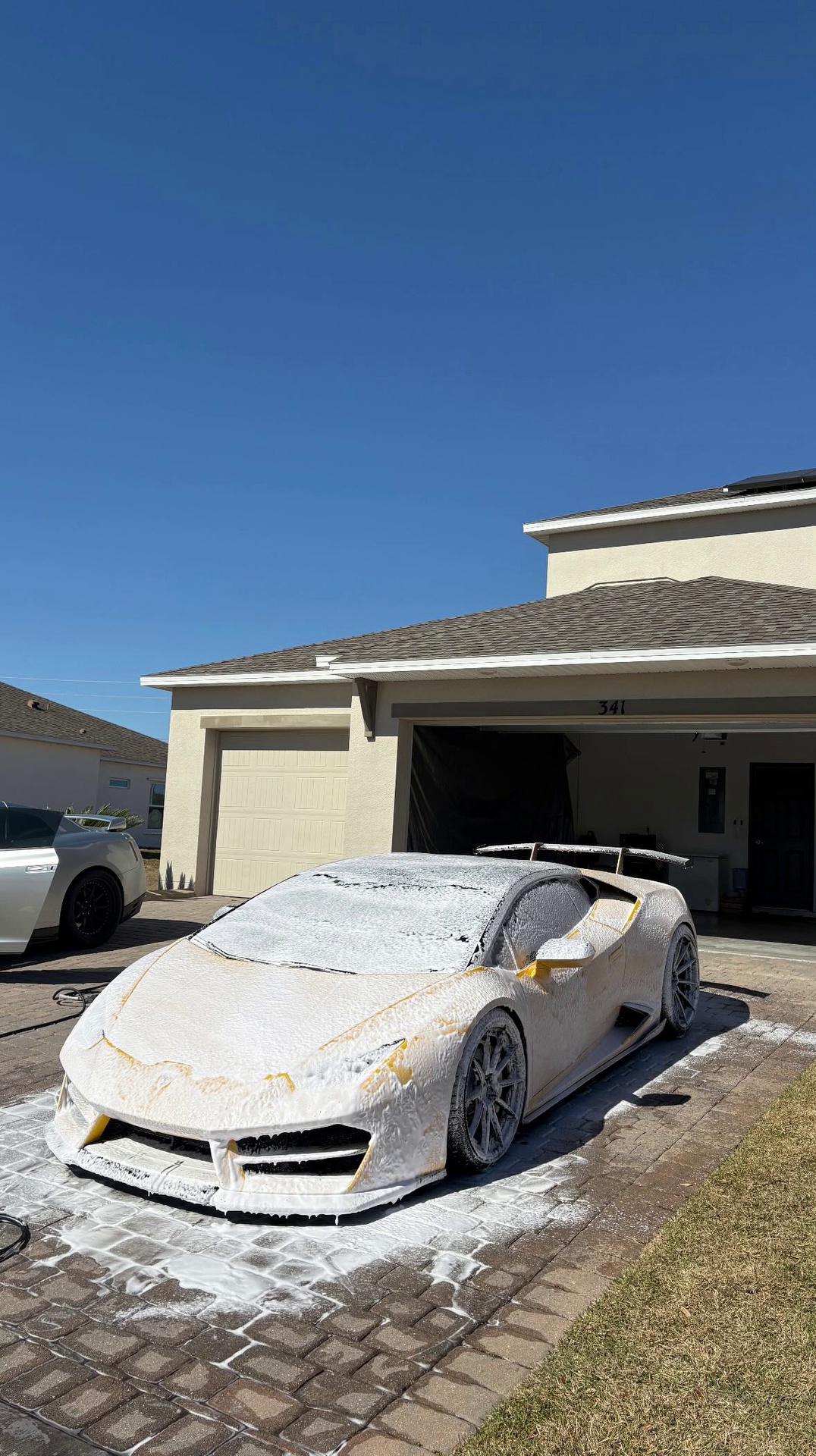 Yellow Corvette clean exterior finish